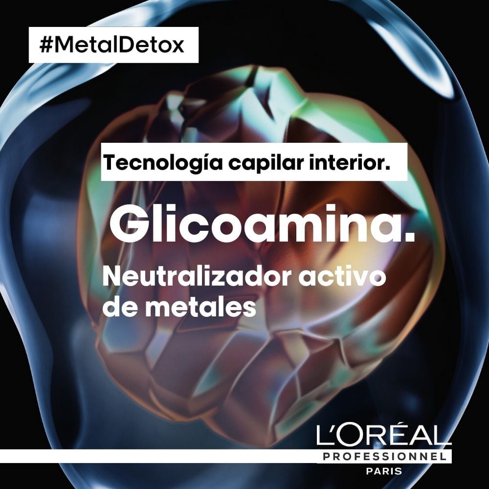 TERMOPROTECTOR EN CREMA PARA PEINAR METAL DETOX PARA TODO TIPO DE CABELLO LOREAL PROFESSIONNEL  100ML - 4