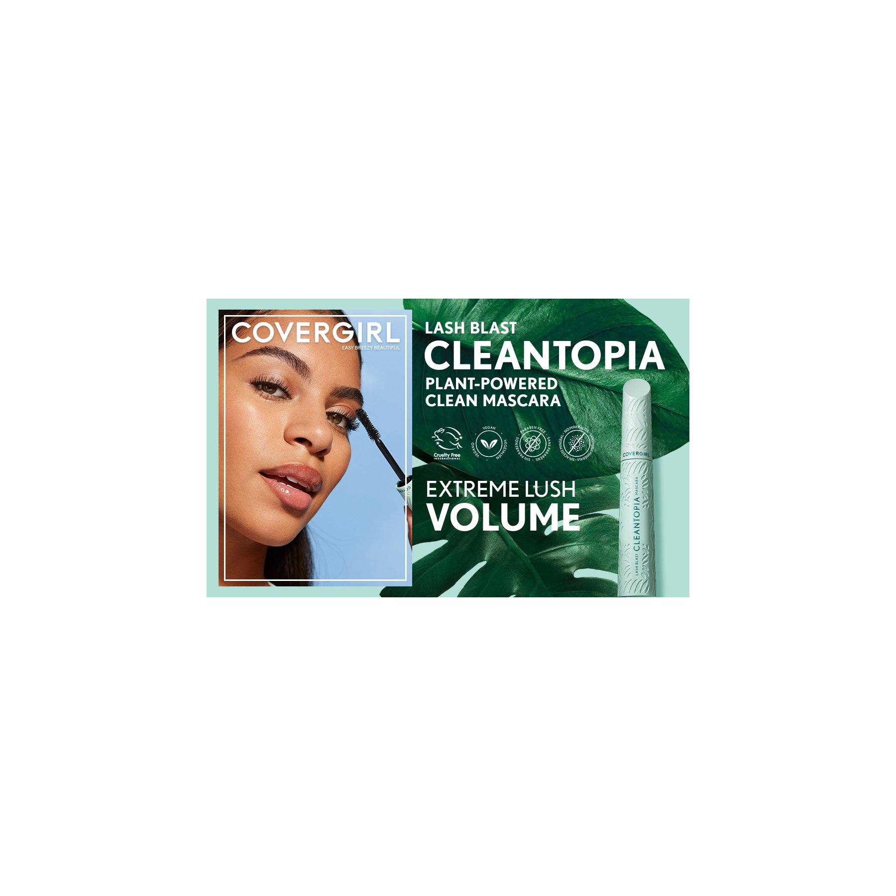 MÁSCARA DE PESTAÑAS COVERGIRL CLEANTOPIA EXTREME BLACK - 6