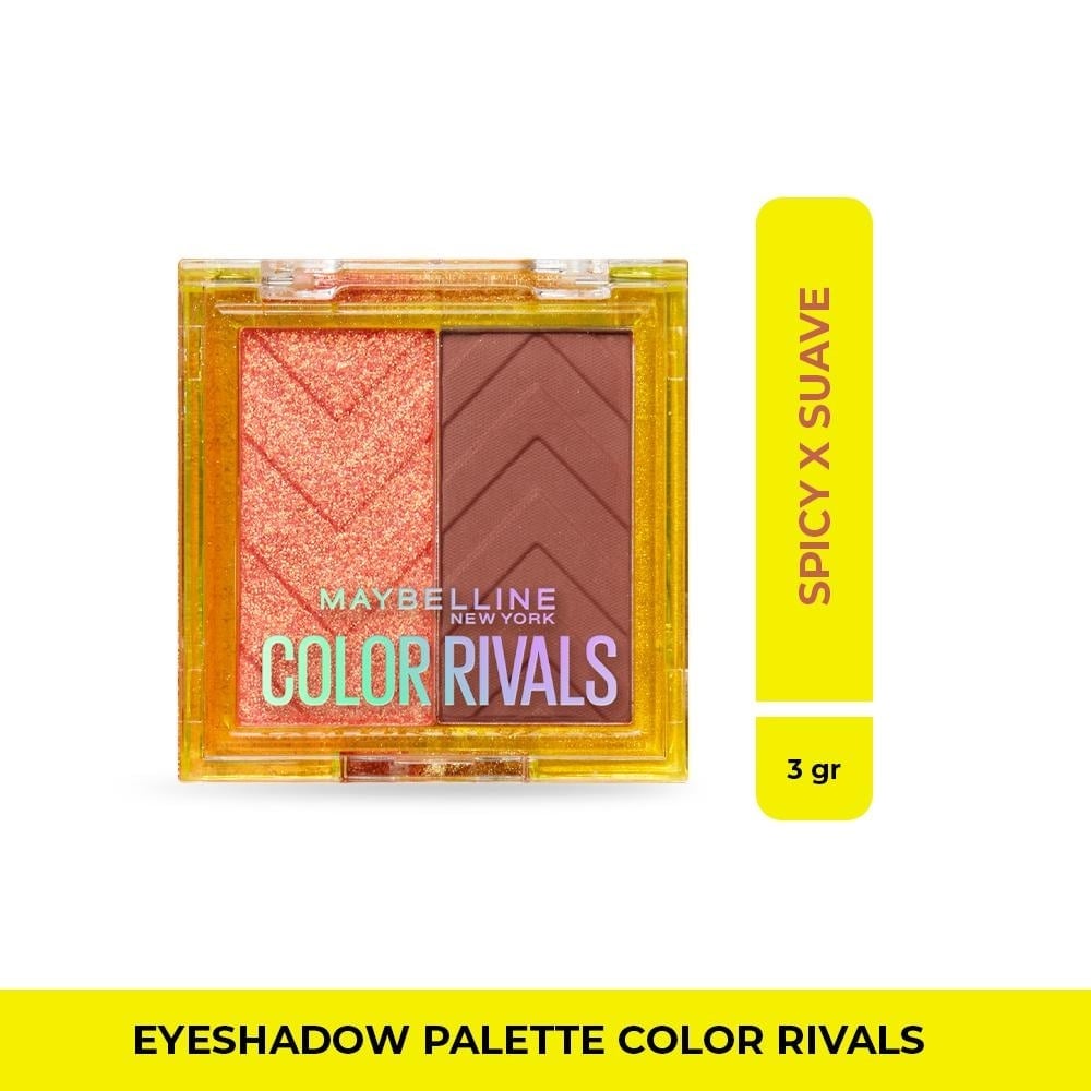 SOMBRAS DE OJOS MAYBELLINE COLOR RIVAL PLT SPISUAVE AS X - 1