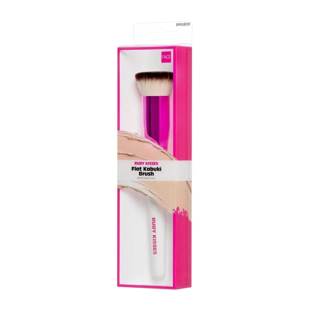 BROCHA DE MAQUILLAJE KISS FLAT KABUKI - 2