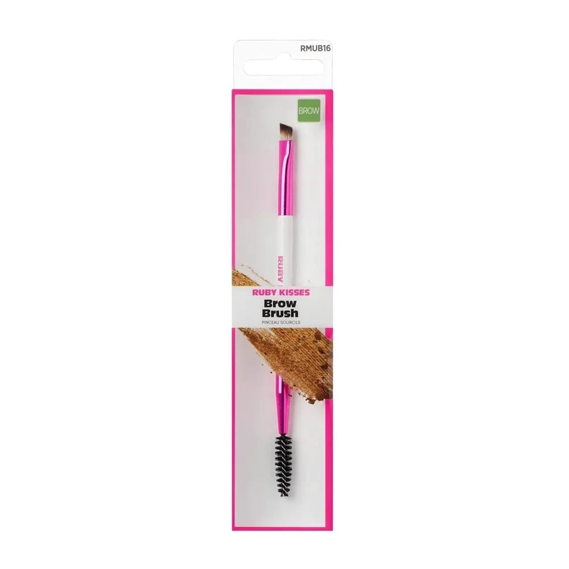 BROCHA DE MAQUILLAJE KISS BROW AND SPOOLIE - 1