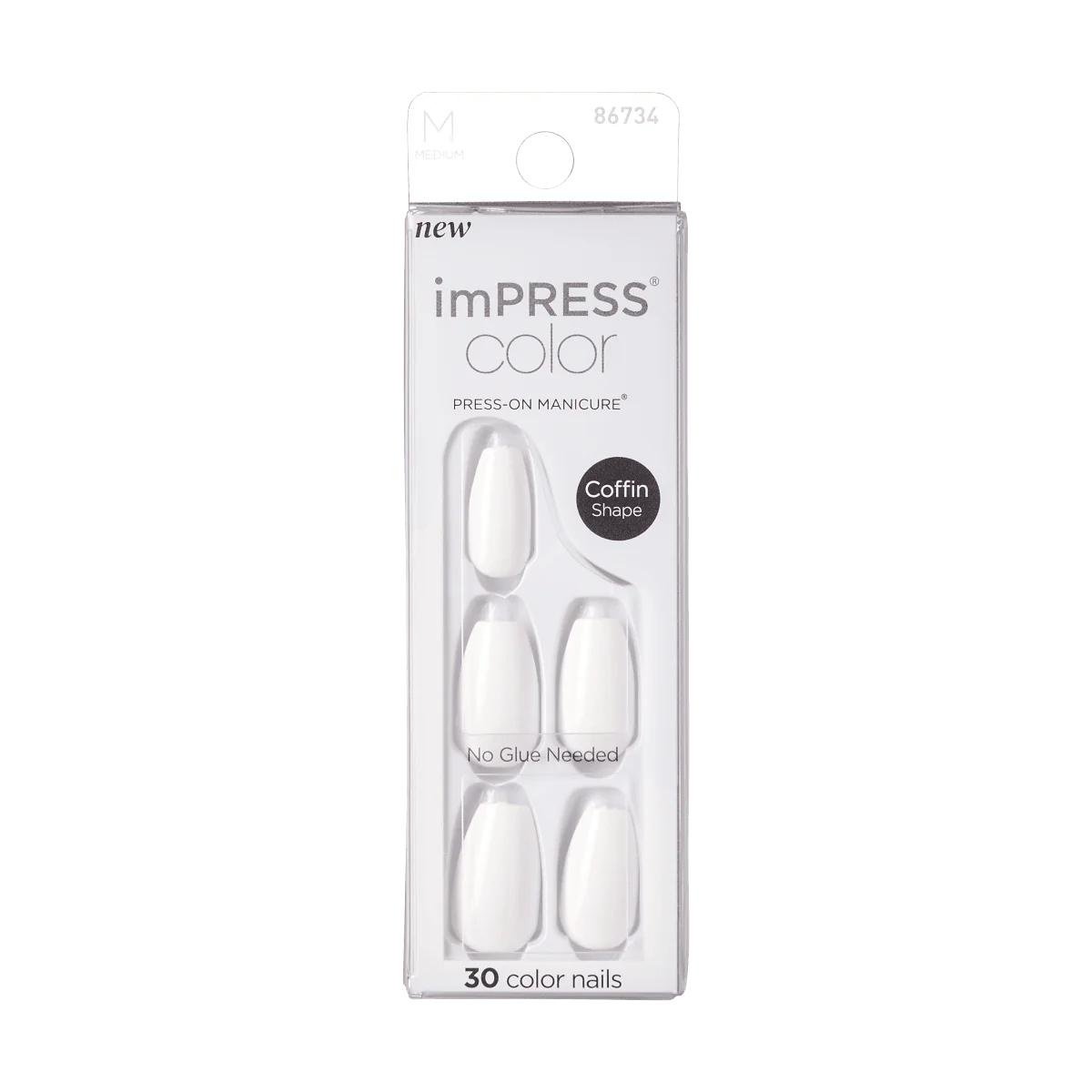 UÑAS POSTIZAS KISS 2013337026177 30 U PRESS-ON FROSTING - 4