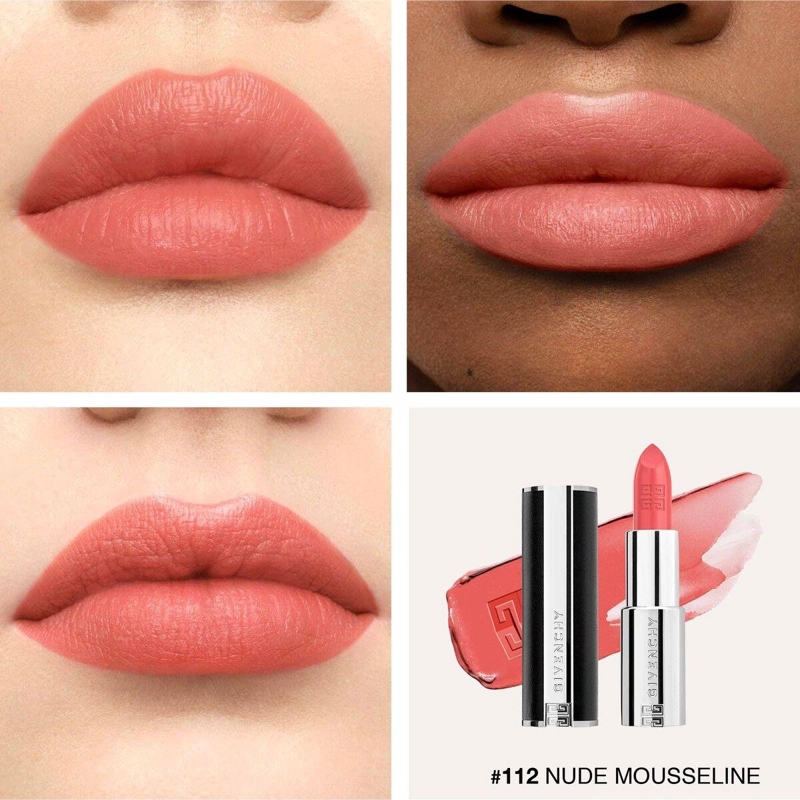 LABIAL GIVENCHY LE ROUGE INTERDIT INTENSE SILK N112 - 4
