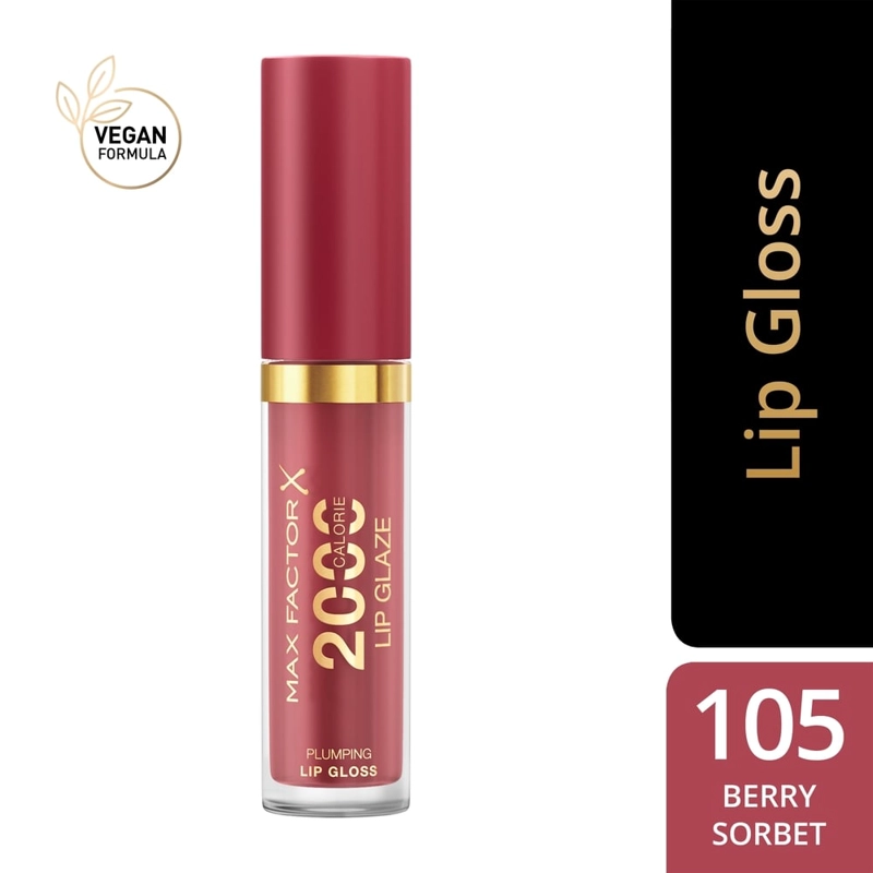 LABIAL MAX FACTOR LIPGLOSS 2000 CALORIE LIPGLAZE BERRY SORBET - 1