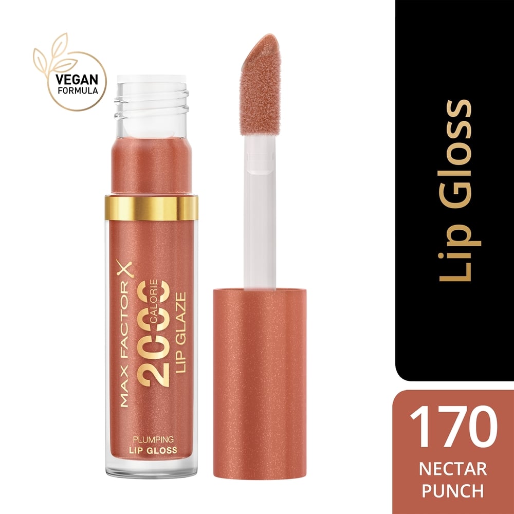 BRILLO LABIAL MAX FACTOR LIPGLOSS 2000 CALORIE LIPGLAZE NECTAR PUNCH - 2