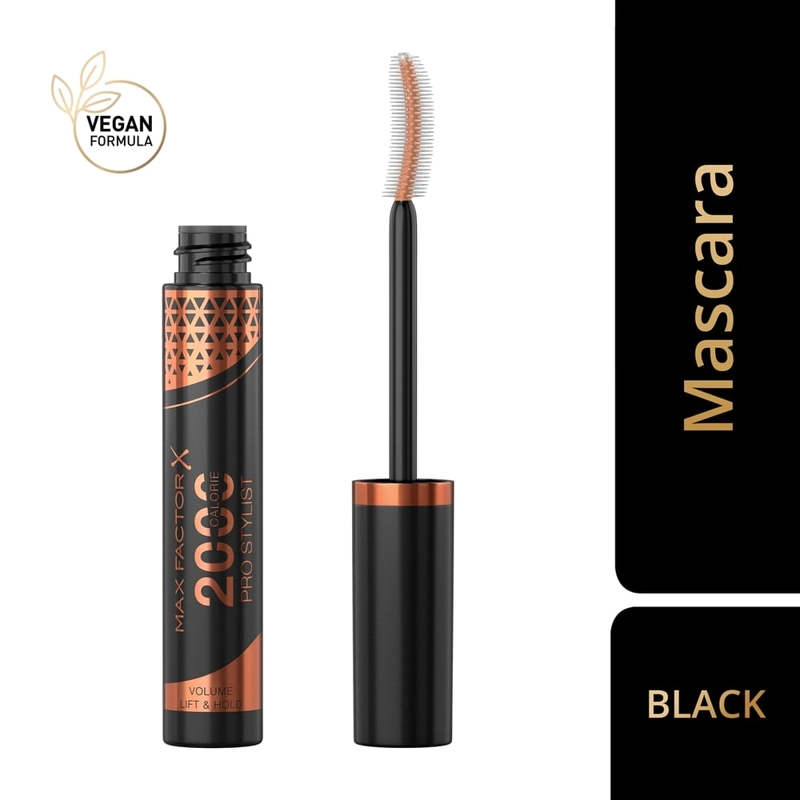 MÁSCARA DE PESTAÑAS MAX FACTOR 2000 CALORIE PRO STYLIST BLACK - 2