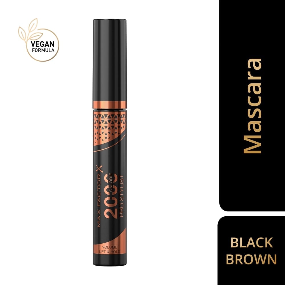 MÁSCARA DE PESTAÑAS MAX FACTOR 2000 CALORIE PRO STYLIST BLACK BROWN - 1