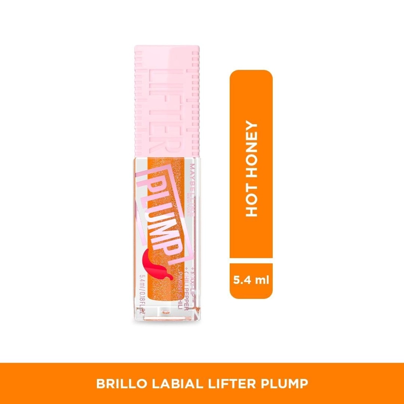 LABIAL MAYBELLINE LIFTER GLOSS PLUMP HOT HONEY - 1