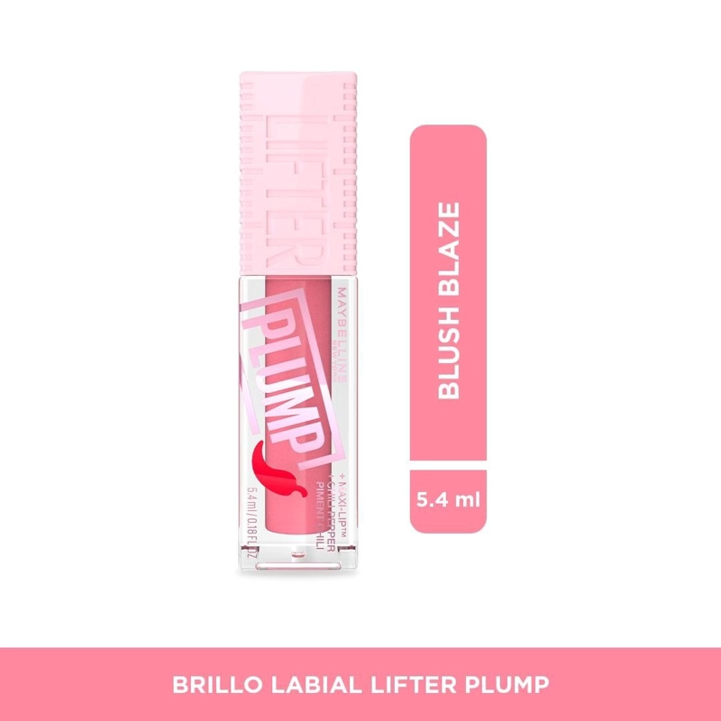 LABIAL MAYBELLINE LIFTER GLOSS PLUMP BLUSH BLAZE - 1