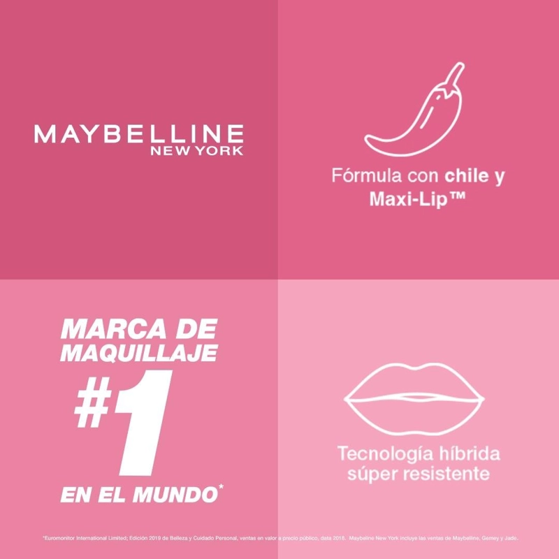 LABIAL MAYBELLINE LIFTER GLOSS PLUMP PINK STING - 4