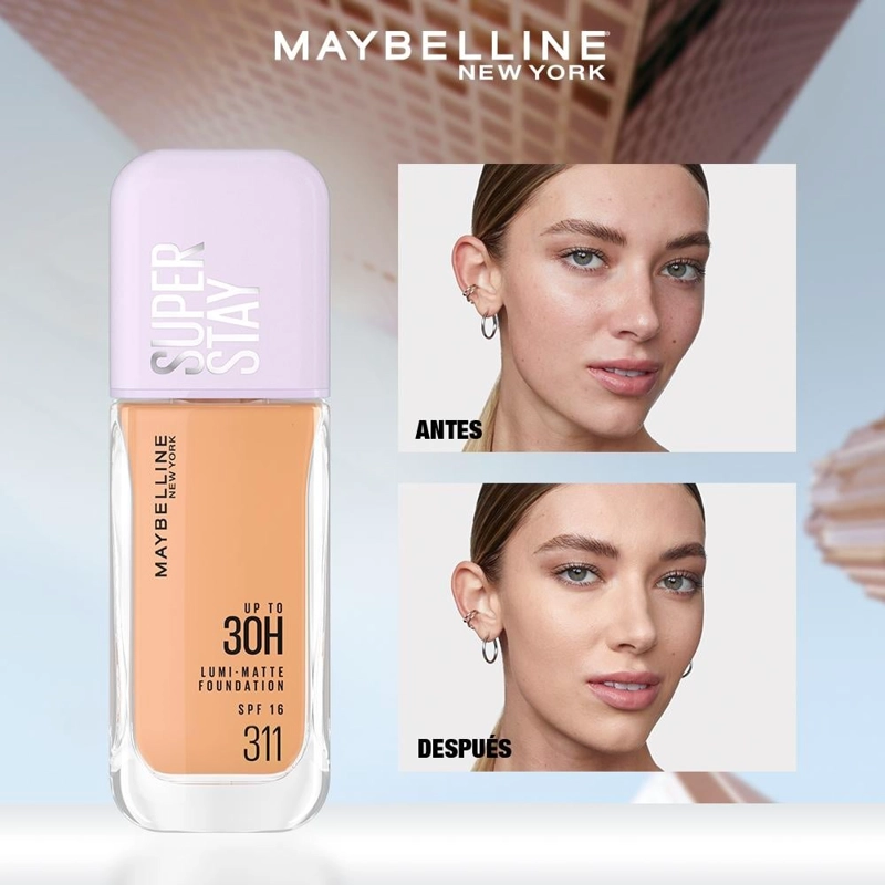 BASE MAYBELLINE SUPERSTAY LUMI MATTE 311 SPF15 35ML - 2