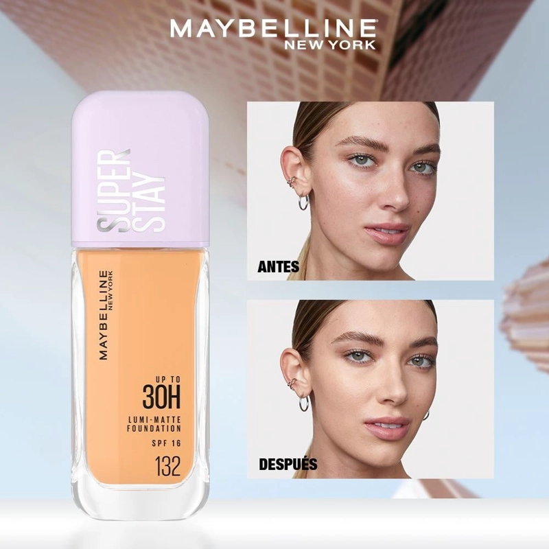 BASE MAYBELLINE SUPERSTAY LUMI MATTE 132 SPF15 35ML - 2