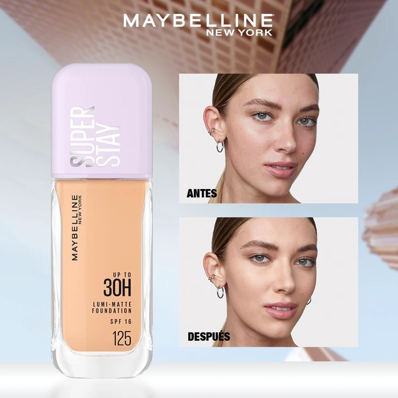 BASE MAYBELLINE SUPERSTAY LUMI MATTE 125 SPF15 35ML - 2