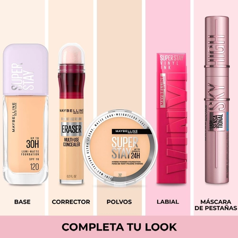 BASE MAYBELLINE SUPERSTAY LUMI MATTE 120 SPF15 35ML - 6
