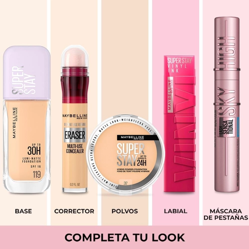 BASE MAYBELLINE SUPERSTAY LUMI MATTE 119 SPF15 35ML - 6