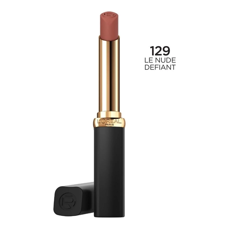 LABIAL LOREAL PARIS COLOUR RICHE NUDES OF WORTH DEFIANT #129 - 3