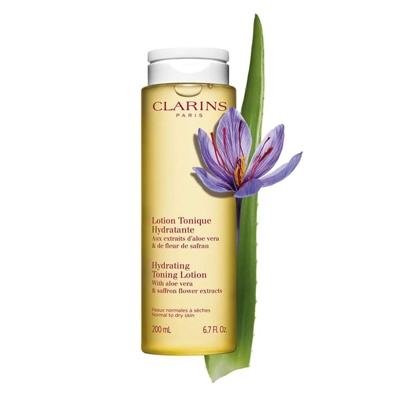 TRATAMIENTO FACIAL CLARINS HYDRATING TONING LOTION - PIEL NORMAL A SECA 200ML - 3