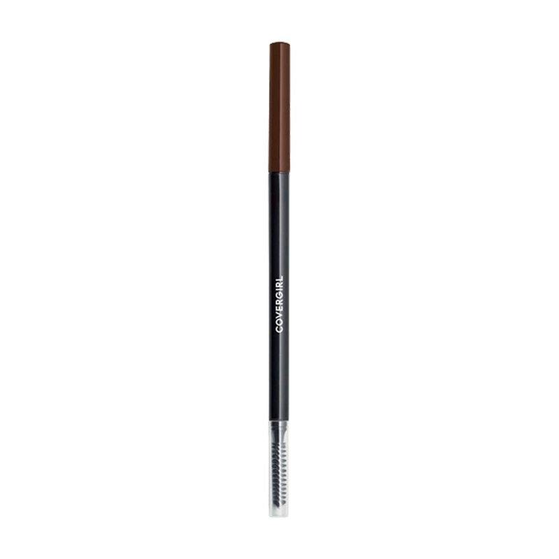 SET COVERGIRL BROW MICRO FINE FILL DEFINE BROW PENCIL SOFT BROWN 711 + BROW EASY BREEZY VOLUMINISNG BROW GEL CLEAR + NECESER DE REGALO - 2