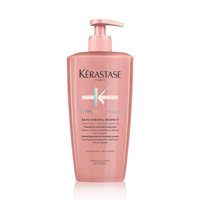SHAMPOO KÉRASTASE RUTINA CABELLO SECO NUTRITIVE CHROMA RESPECT 500ML - 1