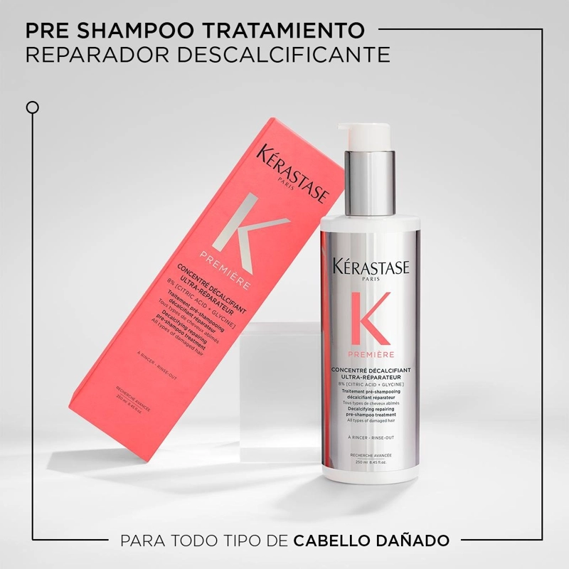PRE SHAMPOO TRATAMIENTO REPARADOR DESCALCIFICANTE PREMIER 250ML - 2