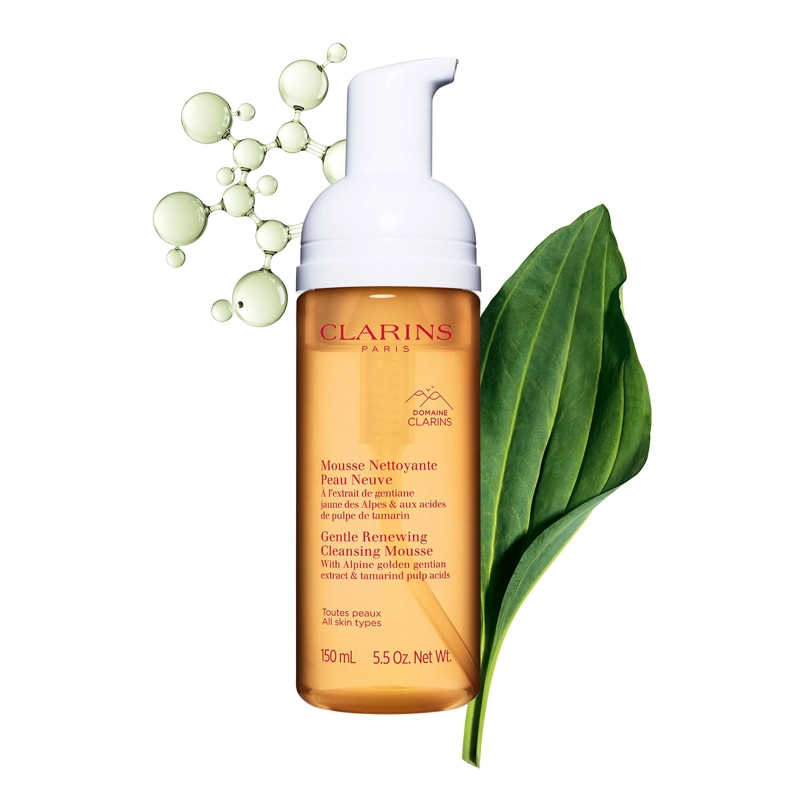 LIMPIADOR FACIAL CLARINS GENTLE RENEWING CLEANSING MOUSSE 150ML - 3