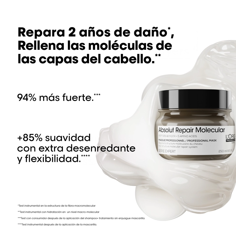 MASCARILLA REPARADORA PROFESIONAL CONCENTRADA ABSOLUT REPAIR MOLECULAR 250ML - 3