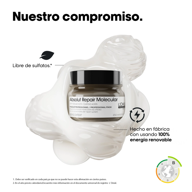 MASCARILLA REPARADORA PROFESIONAL CONCENTRADA ABSOLUT REPAIR MOLECULAR 250ML - 9