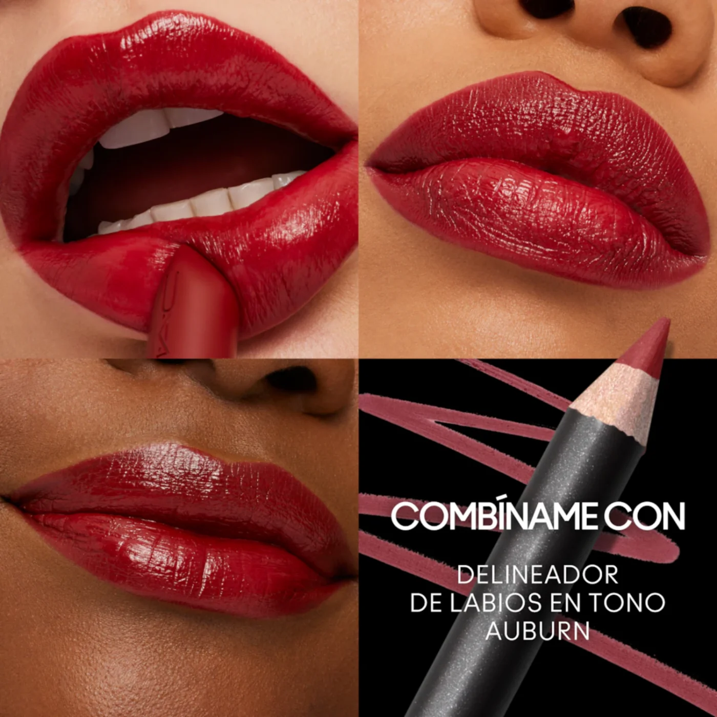 LABIAL MACXIMAL SLEEK SATIN MINI TONO DUBONNET - 3