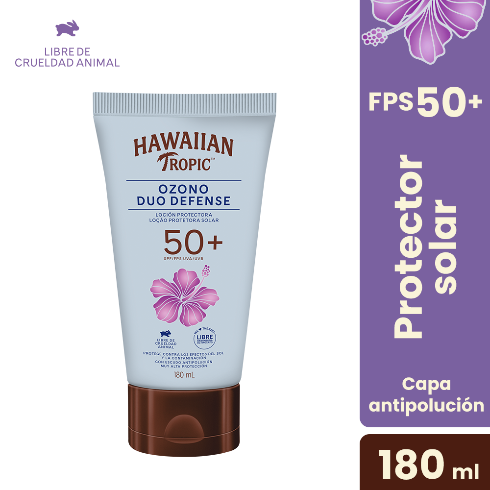 SET ROSTRO Y CUELLO HAWAIIAN TROPIC SPF 50+ OZONO MIST + LIP BALM + OZONO DUO DEFENSE - 3