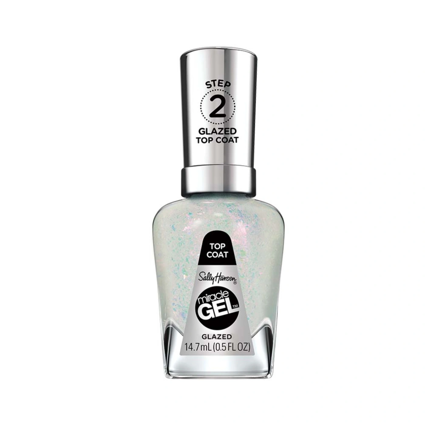 ESMALTE DE UÑAS SALLY HANSEN MIRACLE GEL TOP COAT GLAZED 14.7ML - 1