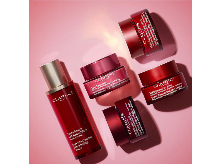 CREMA ANTIEDAD ROSTRO Y CUELLO CLARINS SUPER RESTORATIVE ROSE RADIANCE 50 ML - 4