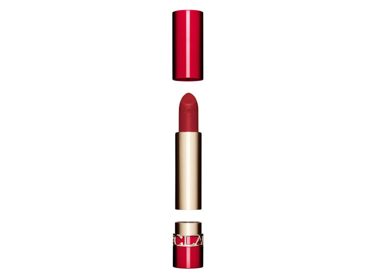 LABIAL CLARINS JOLI ROUGE VELVE REFILL 754V DEEP RED - 3