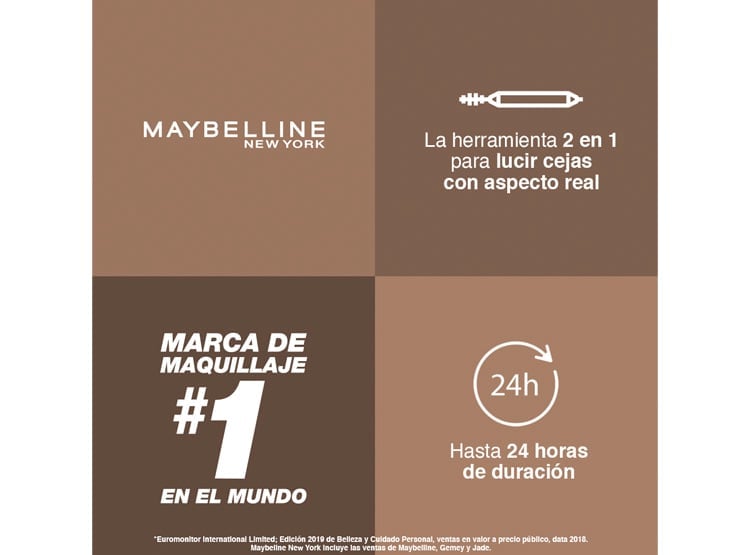 DELINEADOR DE CEJAS MAYBELLINE TATTO BUILD A BROW WATERPROOF - 6