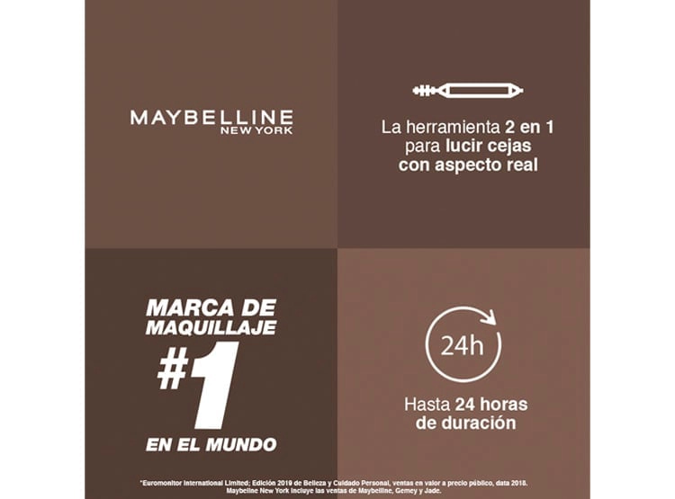 DELINEADOR DE CEJAS MAYBELLINE TATTO BUILD A BROW WATERPROOF - 5