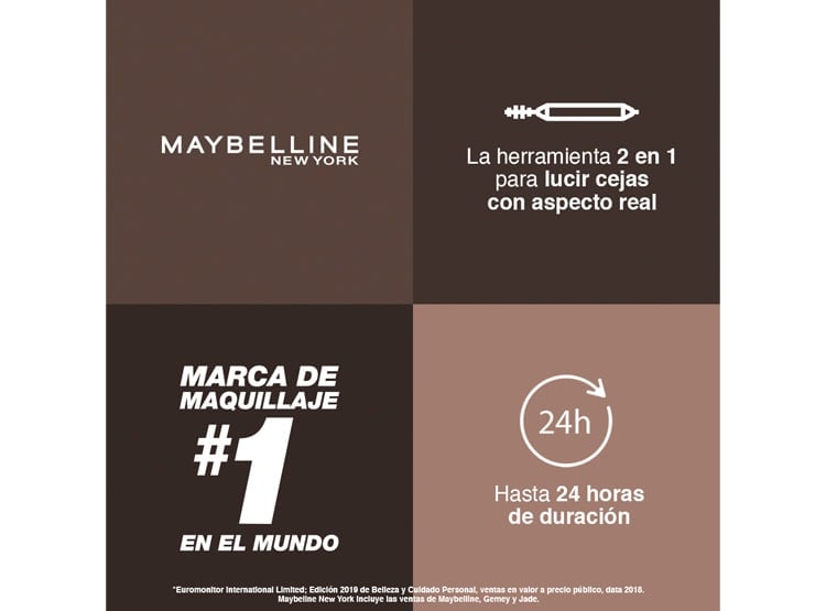 DELINEADOR DE CEJAS MAYBELLINE TATTO BUILD A BROW WATERPROOF - 6