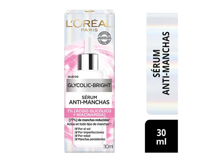 SÉRUM ROSTRO Y CUELLO L'ORÉAL ÁCIDO GLICÓLICO 30 ML - 1