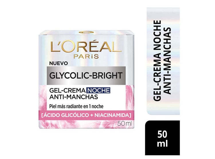 GEL CREMA NOCHE ROSTRO Y CUELLO L'ORÉAL ÁCIDO GLICÓLICO 50 ML - 1