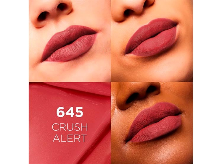 LABIAL LOREAL PARIS LIQUIDO MATTE INFALLIBLE: CRUSH ALERT TONO 645 - 3
