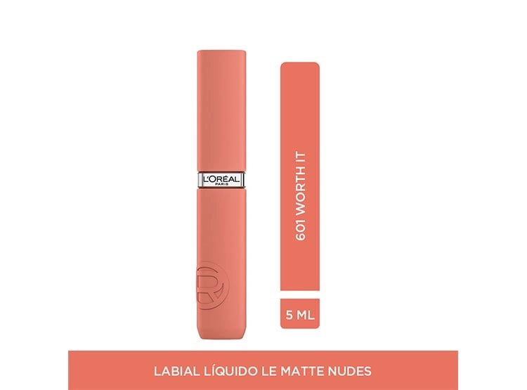 LABIAL LOREAL PARIS LIQUIDO MATTE INFALLIBLE: WORTH IT TONO 601 - 1