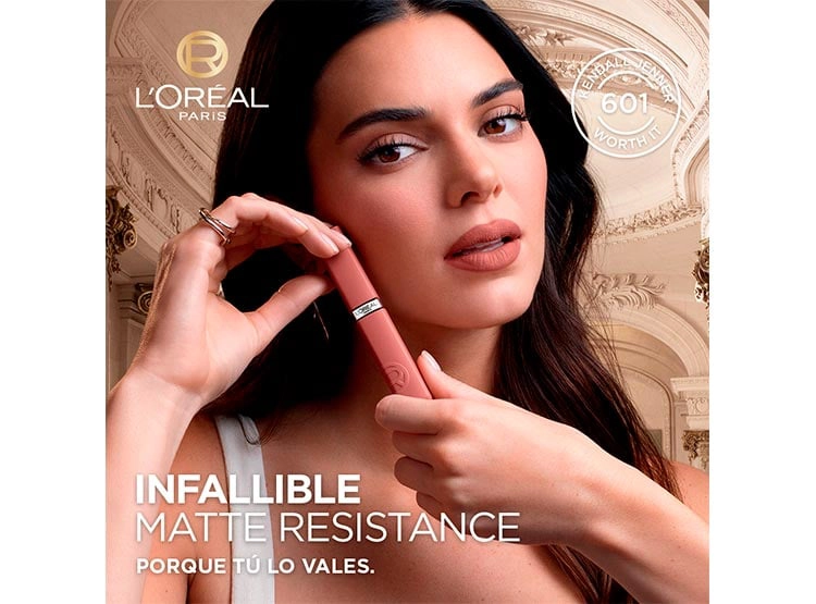 LABIAL LOREAL PARIS LIQUIDO MATTE INFALLIBLE: WORTH IT TONO 601 - 4