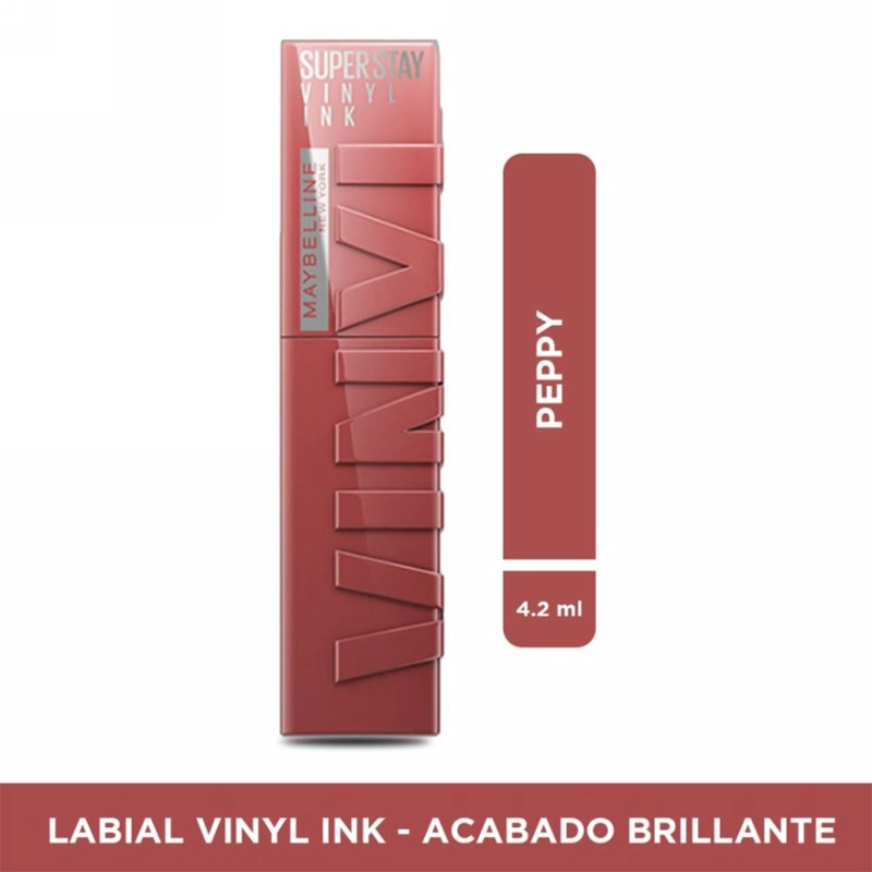 SET MAQUILLAJE MAYBELLINE MÁSCARA DE PESTAÑAS FIREWORK + LABIAL VINYL - 3
