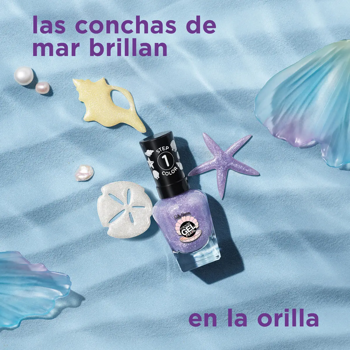 ESMALTE DE UÑAS SALLY HANSEN MIRACLE GEL MODERN PEARL PINK SAND - 6