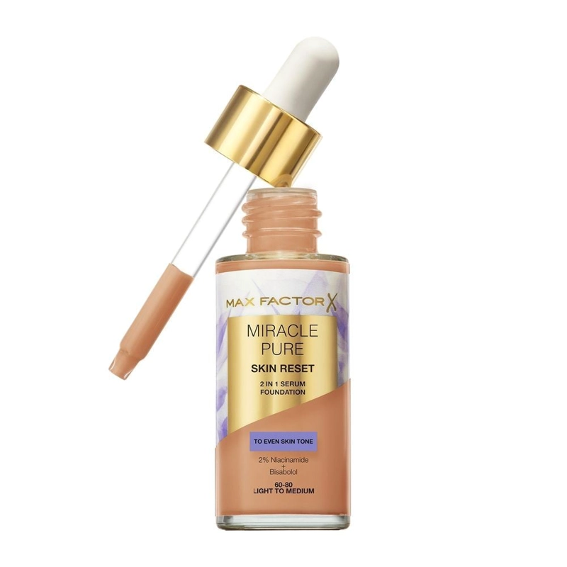 BASE MAX FACTOR MIRACLE PURE SKIN RESET SERUM LIGHT TO MEDIUM - 2