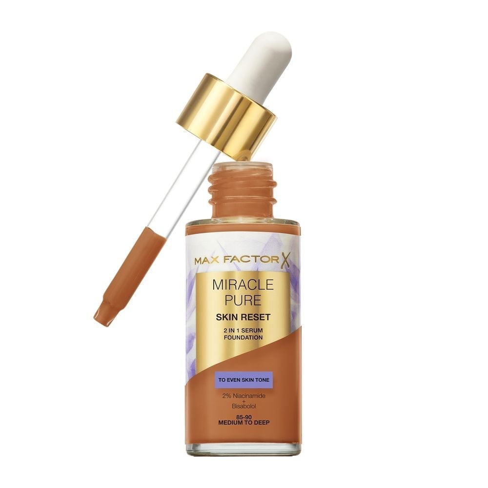 BASE MAX FACTOR MIRACLE PURE SKIN RESET SERUM MEDIUM TO DEEP - 2