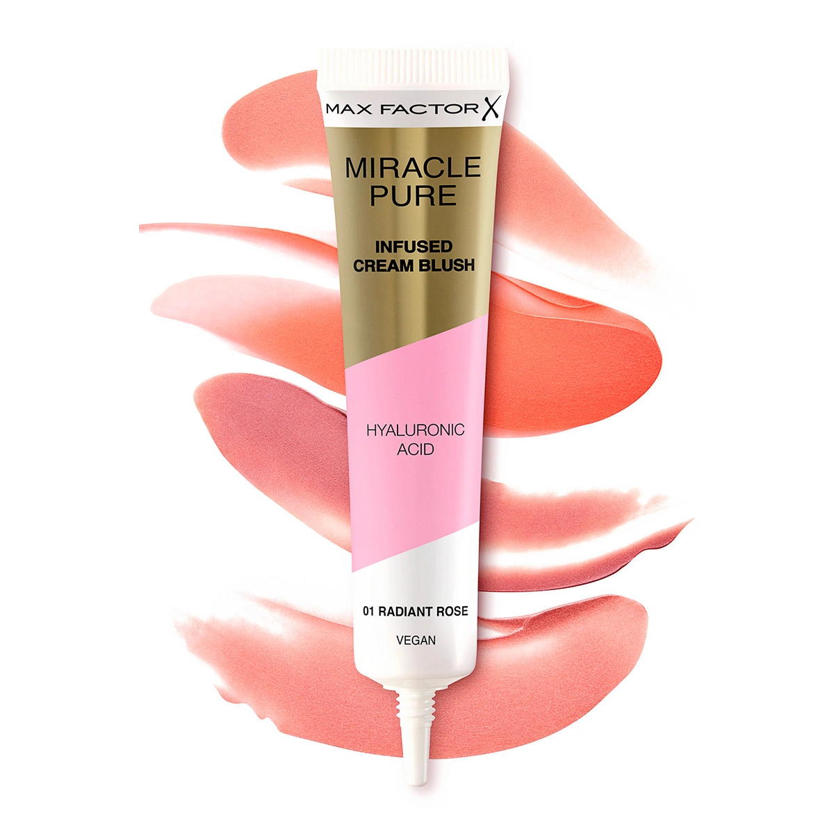 RUBOR MAX FACTOR MIRACLE PURE CREAM RADIANT ROSE - 4