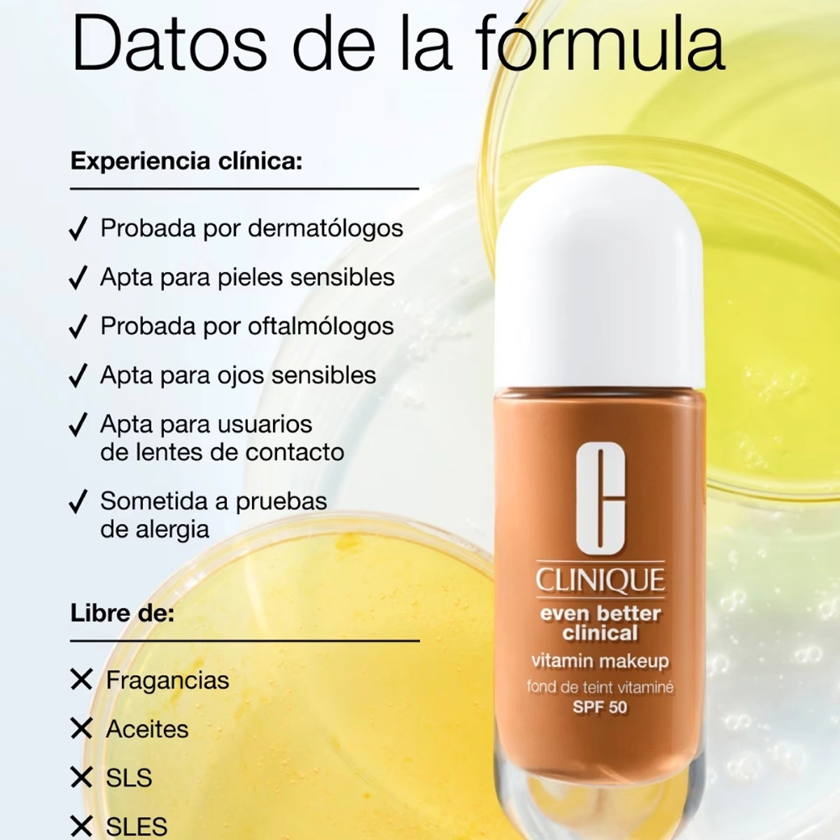 BASE DE MAQUILLAJE CLINIQUE EVEN BETTER CLINICAL VITAMIN SPF 50 30 ML - 7