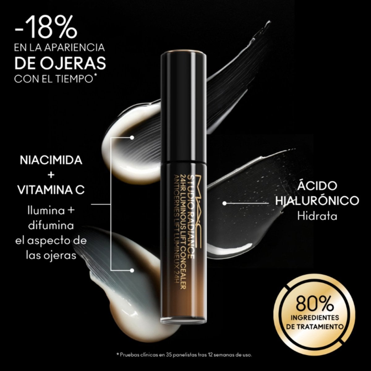 CORRECTOR MAC STUDIO RADIANCE 24HR LUMINOUS LIFT 11 ML - 4