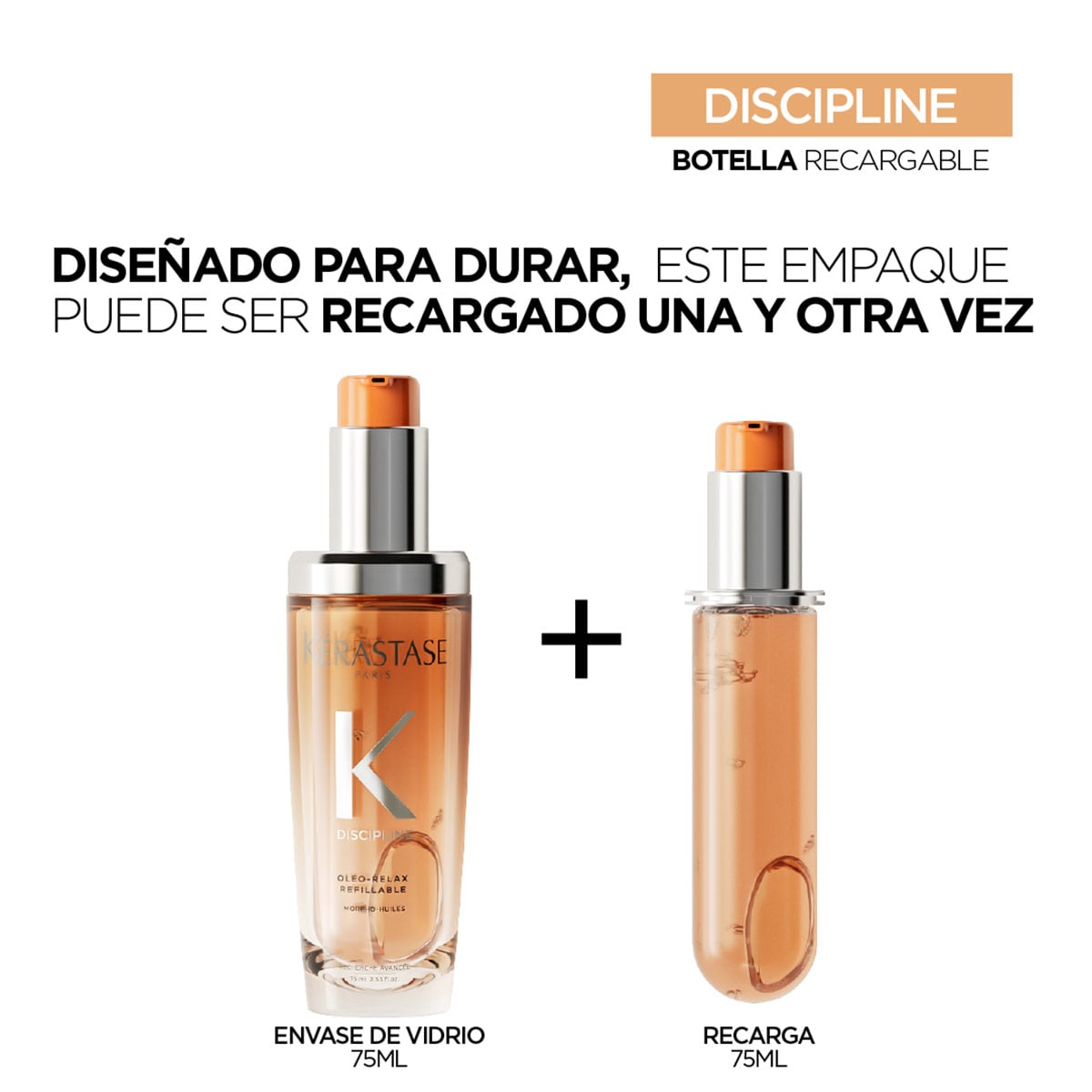 ACEITE KERASTASE DISCIPLINE OLEO RELAX REFILL 75 ML - 4
