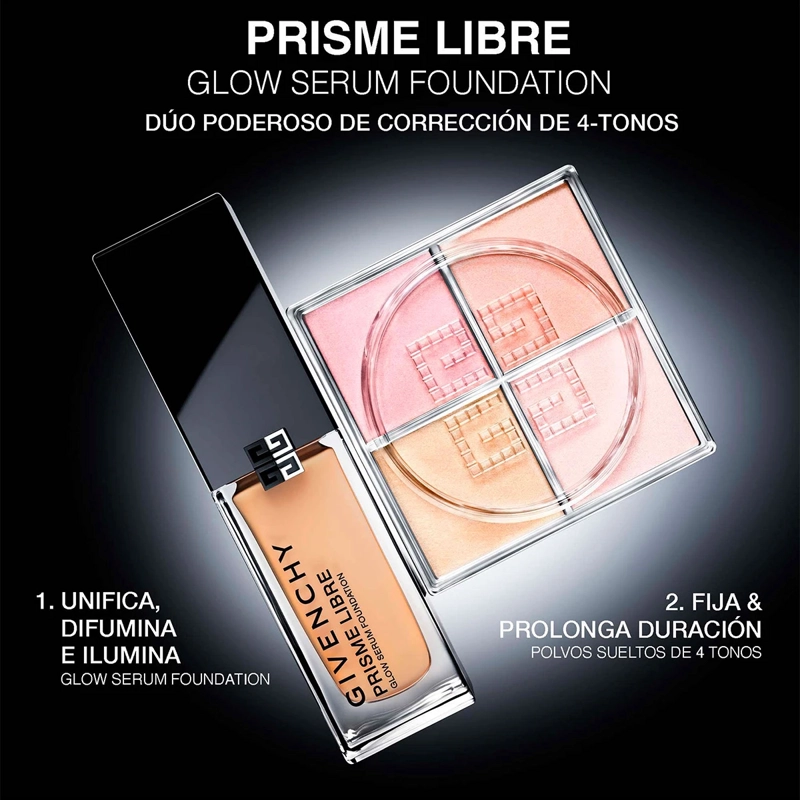 BASE GIVENCHY PRISME LIBRE GLOW SERUM FDT 4.8N - 12