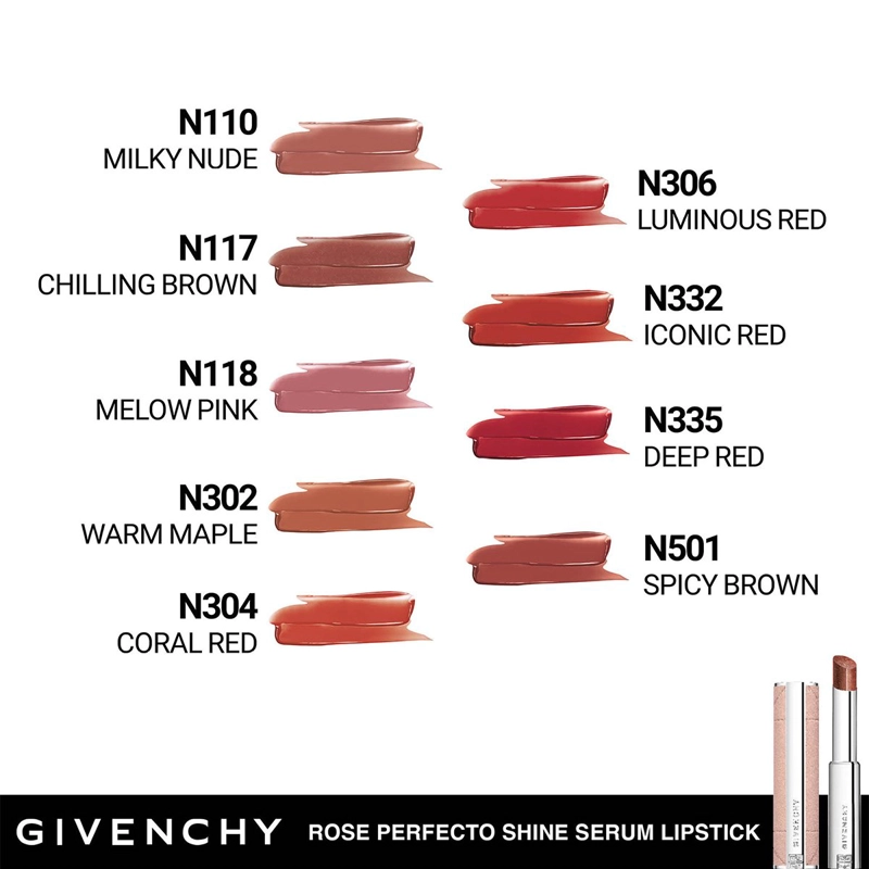 BÁLSAMO LABIAL GIVENCHY ROSE PERFECTO SHINE N110 MILKY NUDE - 4